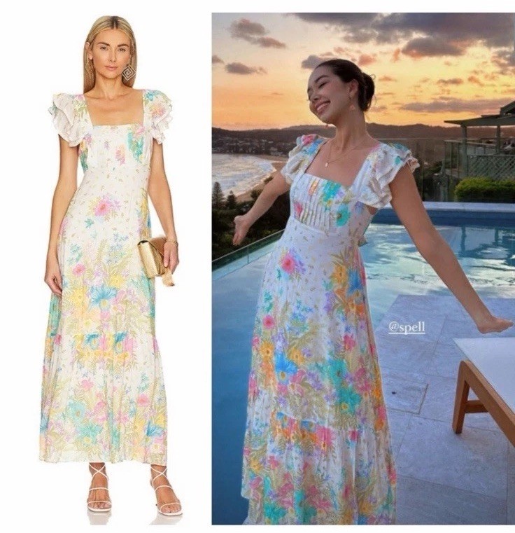 Spell and the Gypsy Lei Lei Frill Goan Maxi Dress Size S