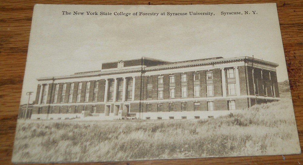 1920s Postcard New York State Forestry College Syracuse NY T4