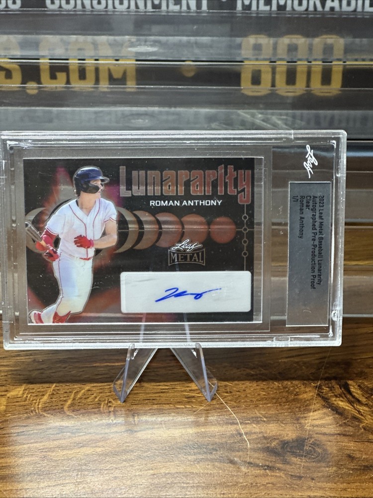 2023 Leaf Trinity Roman Anthony Atuo 1/1 Auto Autograph