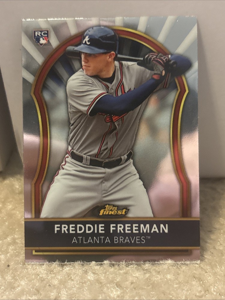 🔥FREEMAN ROOKIE🔥Freddie Freeman 2011 Topps Finest #72 (RC)