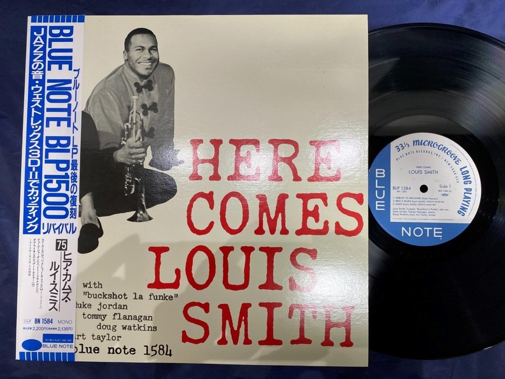 LOUIS SMITH HERE COMES BLUE NOTE BLP 1584 OBI MONO JAPAN Vinyl LP