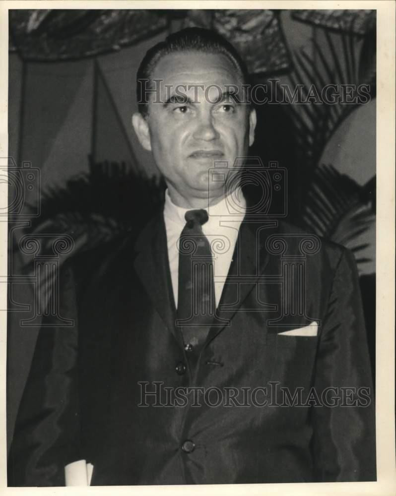 1968 Press Photo Alabama Governor George C. Wallace at Roosevelt Hotel