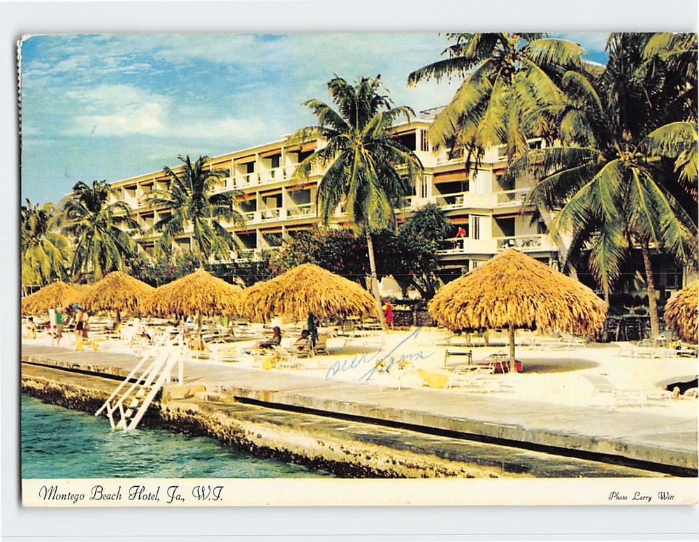 Postcard Montego Beach Hotel Montego Bay Jamaica