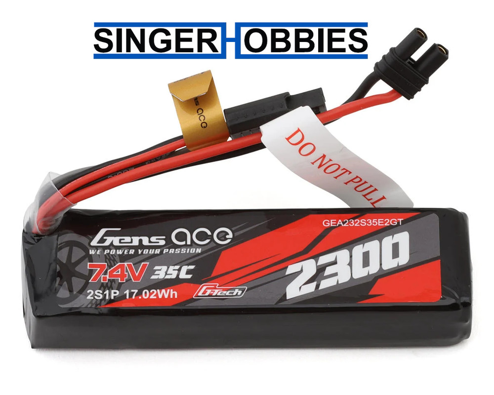 GENS ACE GEA232S35E2GT 2S 35C G-Tech Lipo Battery Pack 7.4V 2300mAh iEC2 HH-image