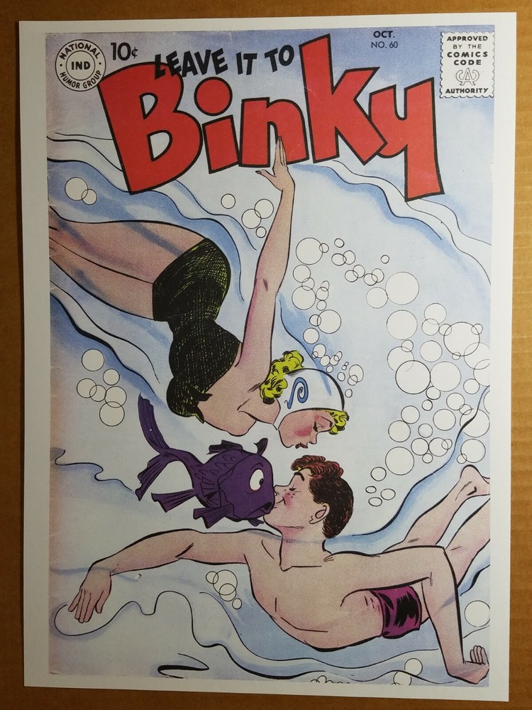 Leave it to Binky 60 DC Comics Bob Oksner Collectible Poster