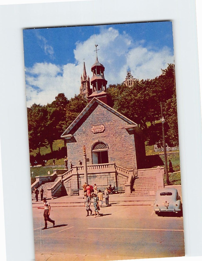 Postcard The Old Chapel Sainte Anne de Beaupre Canada