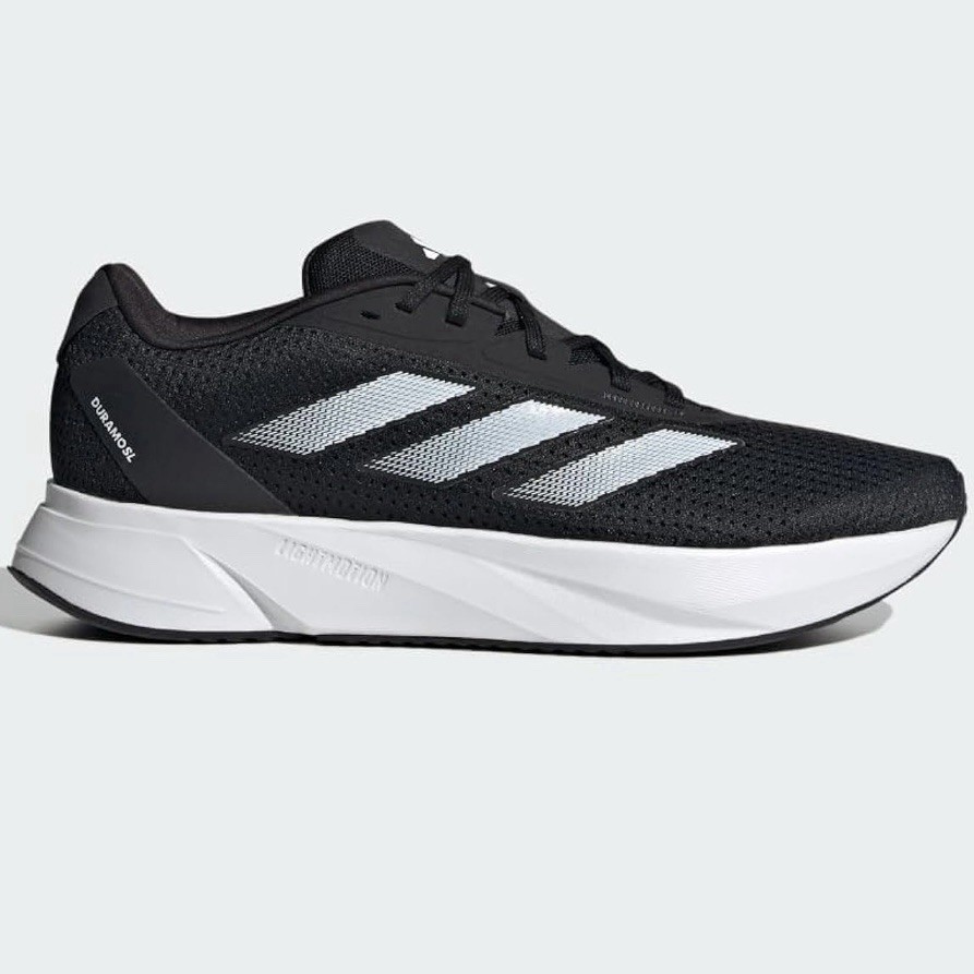 Adidas Duramo SL M Running Shoes Sneakers ID9849 Black White Mens Size 12 NWB