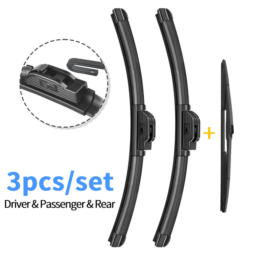 Xkorr 26 22 14 Inch Front Rear Wiper Blades Compatible with 2007-2009 Lexus RX350
