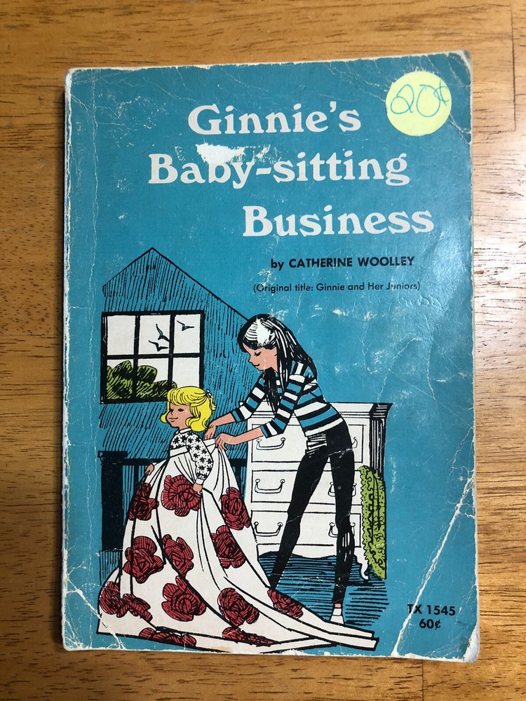 Ginnie's Baby-Sitting Business by Catherine Woolley 1969 Vintage Scholastic PB
