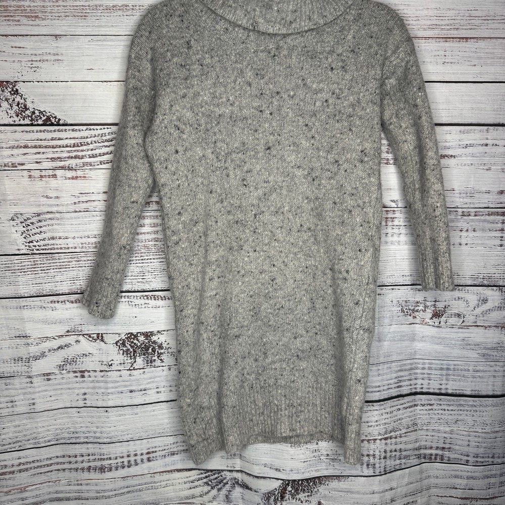 Lauren Ralph Lauren Gray Sweater Dress Wool Alpaca Blend SM