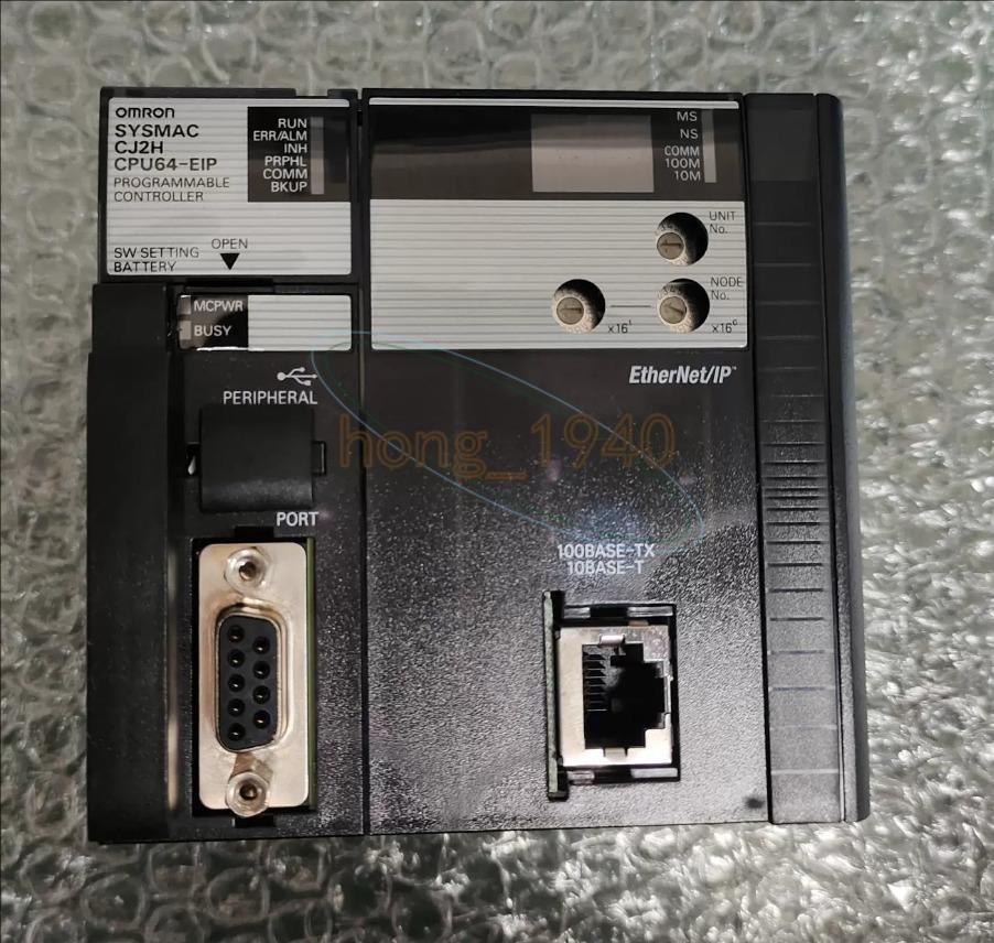 1PCS Omron CJ2H-CPU64-EIP PLC Programmable Controller USED