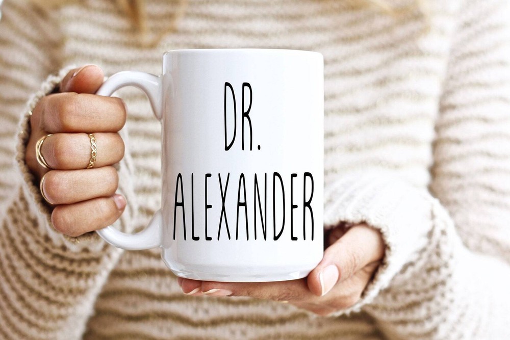 Custom New Phd Mug Custom Graduation Gift Medical School Gift Phd Student Gift