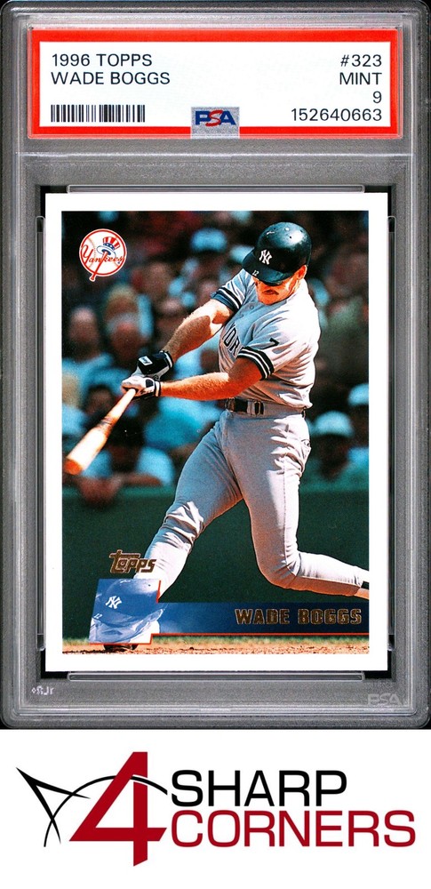 1996 Topps #323 Wade Boggs Yankees Hof Psa 94SC is the hobby's first consignment choice on eBay!