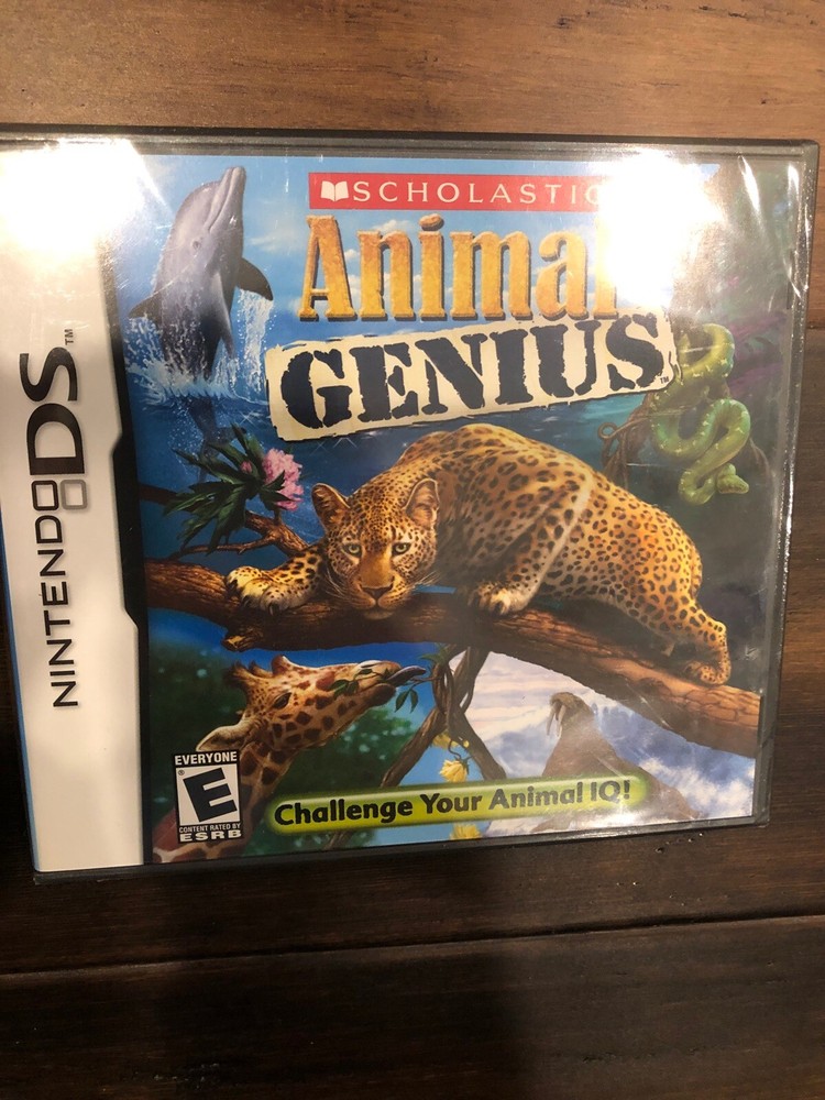 Animal Genius (Nintendo DS, 2007) Brand New Factory Sealed Rated E Everyone Kids