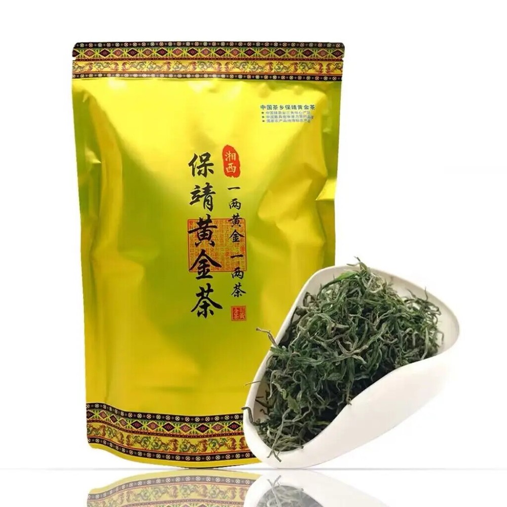 Organic Newest Harvest Refine Green Tea Huangjin Cha Golden Green Tea 500g