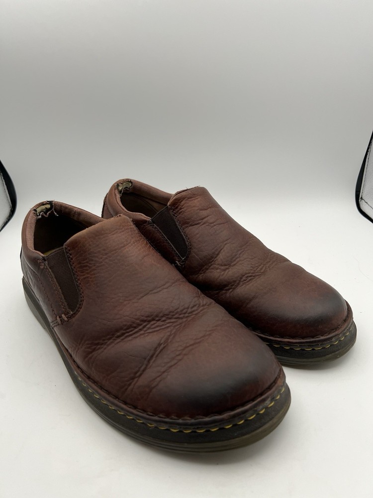 Dr. Martens Boyle Brown Leather Slip On Loafer Shoes Men’s Size 11