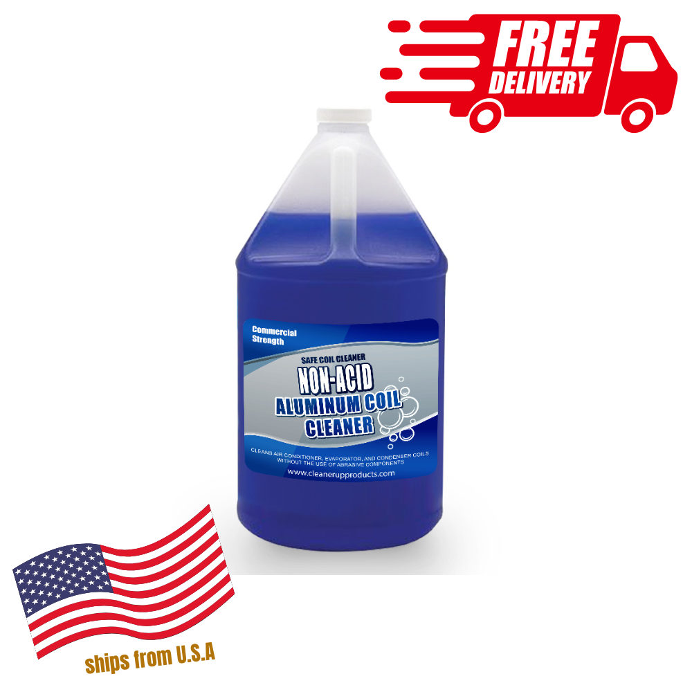 Safe Coil Cleaner, Non-Acid Aluminum Coil Cleaner 1 Gallon Free Shipping USA-image