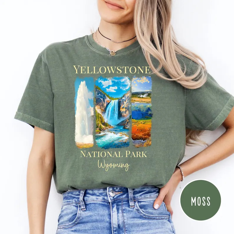 Yellowstone National Park Comfort Tee