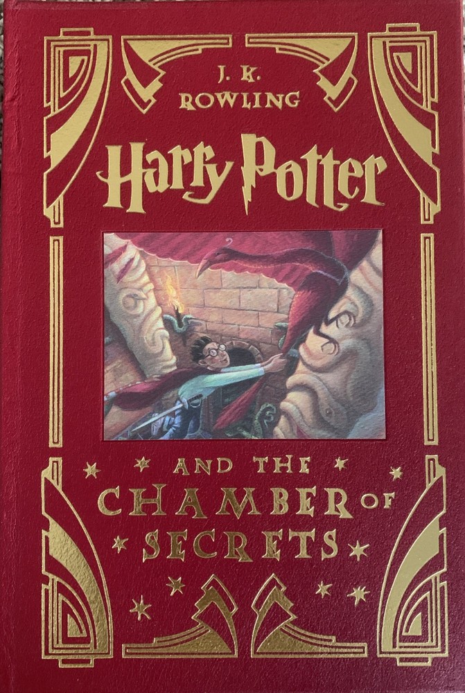 1st/1st Harry Potter Chamber of Secrets Leather Bound Collector's Ed 10987654321