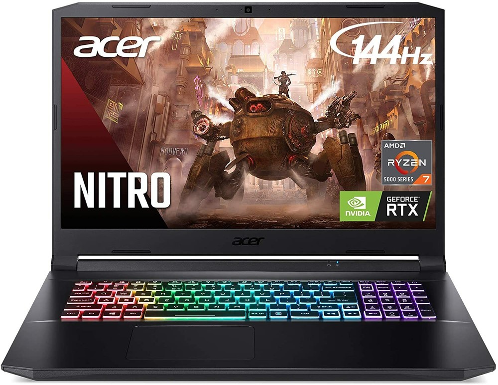 Acer Nitro 5 AN517-41-R0RZ Gaming Laptop Shale Black Distressed Packaging-image