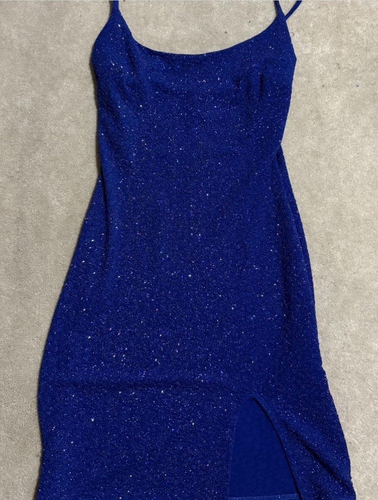 Blue Sparkly Homecoming Dress M Medium Windsor