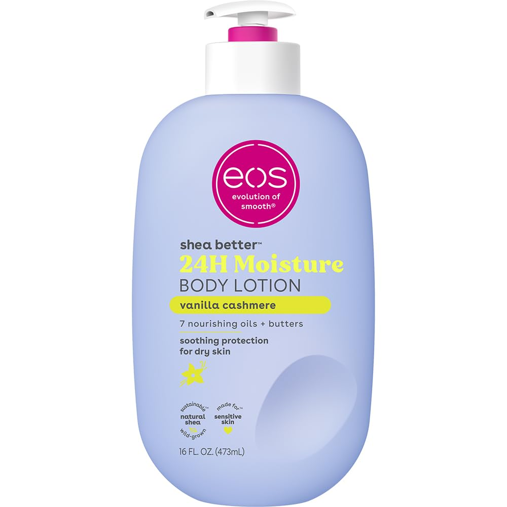 Shea Better Body Lotion Vanilla Cashmere, 24-Hour Moisture Skin Care, Lightweigh