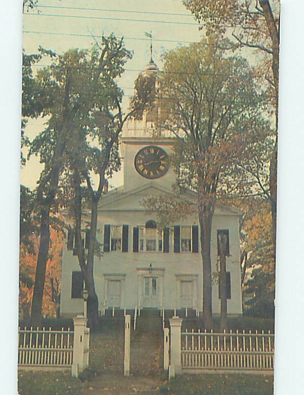 Unused Pre-1980 CHURCH SCENE Belfast Maine ME m/09 A7469