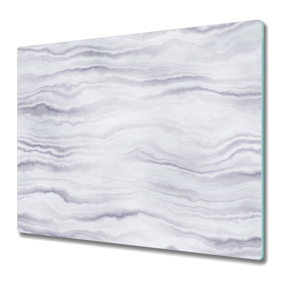 Glass Chopping Cutting Board Worktop Saver Stone Watercolour Rock 60x52