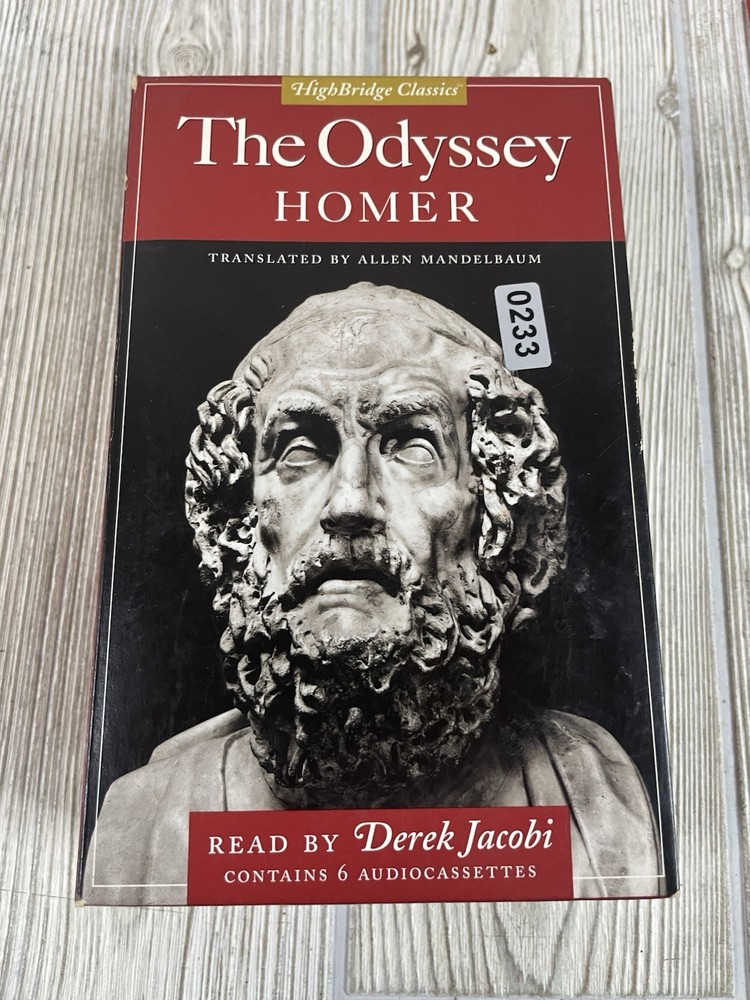 Homer The Odyssey Performed By Derek Jacobi Audiobook 6 Cassettes HighBridge