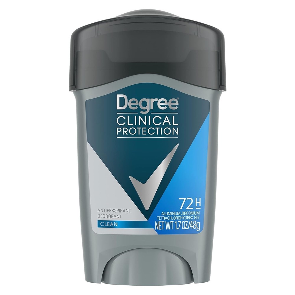 Degree Men Clinical Protection Antiperspirant Deodorant Clean 1.7oz (24 Pack)