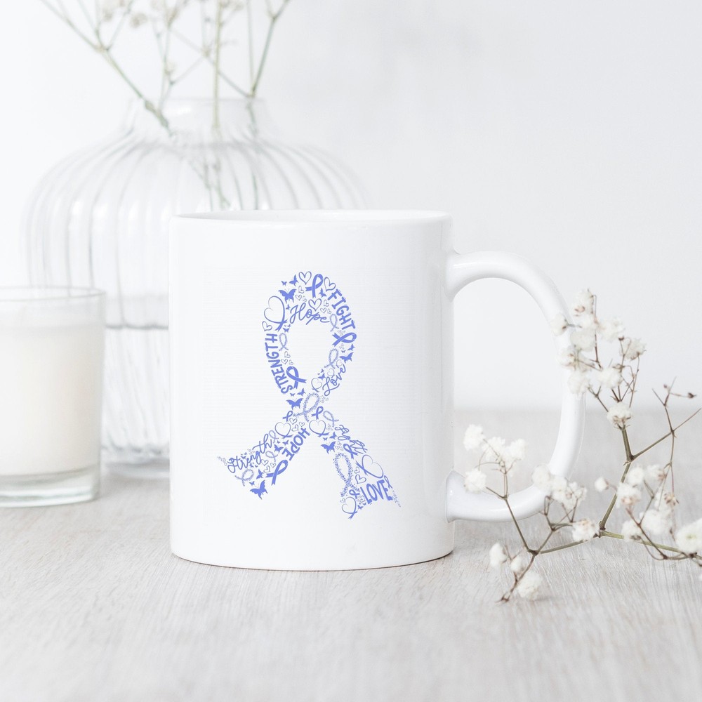 Stomach Cancer Fight Strength Hope Mug Stomach Cancer Survivor Gift Stomach
