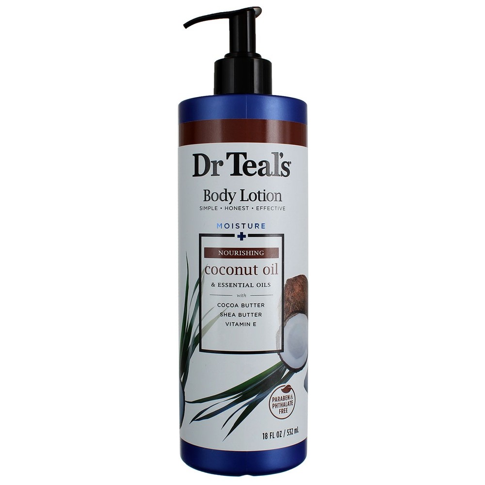 Dr Teal's Coconut Oil Body Lotion 4-Pack 18 fl oz