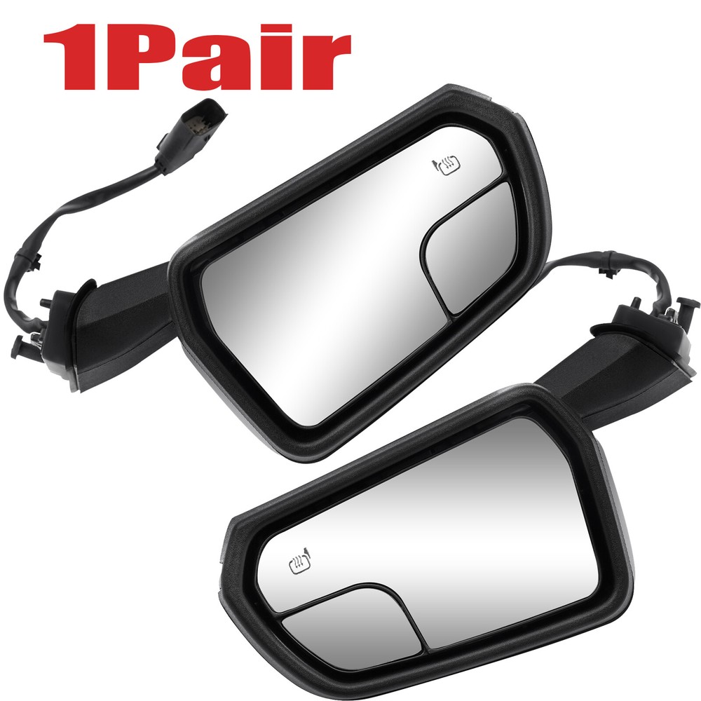 Pair Mirrors Driver Right+Left Side Hand for Ford Mustang 2015-20 FR3Z17682H-PFM