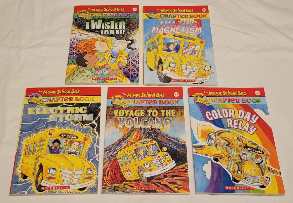 Lot of 5 The Magic School Bus Chapter books