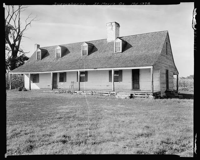Photo:Susquehanna St. Marys County Maryland 1930s Colonial House Farmhouse