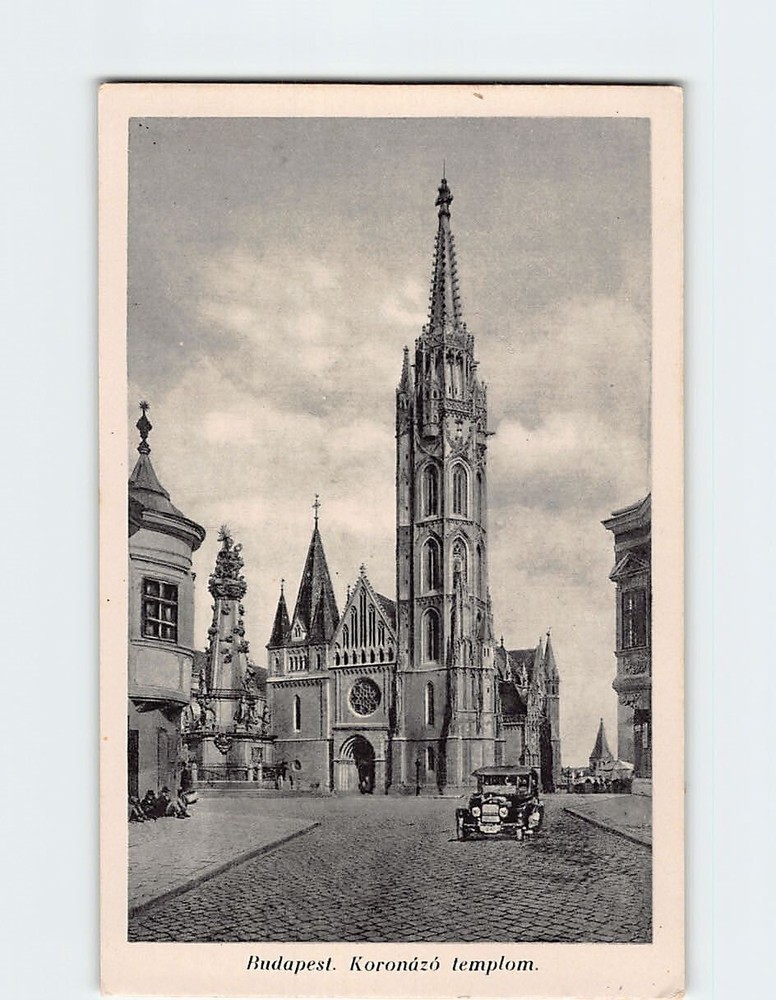 Postcard Church of Coronation Budapest Hungary