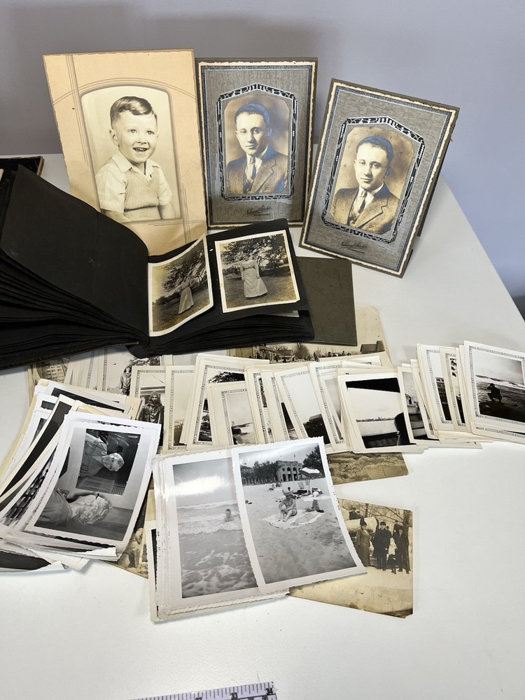 Vintage Lot of Photos Mostly Black and White Wonderful Lot of Ephemera +READ+