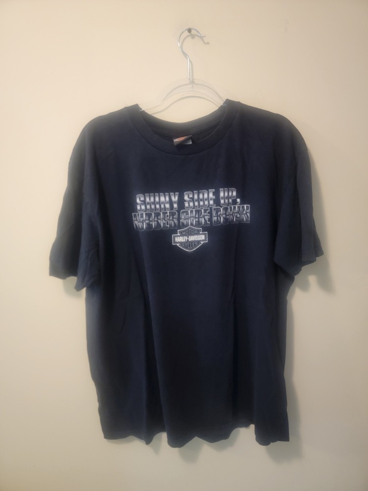 Harley-Davidson of Lakeland FL Skull Graphic T-Shirt Men's XL Black Biker...
