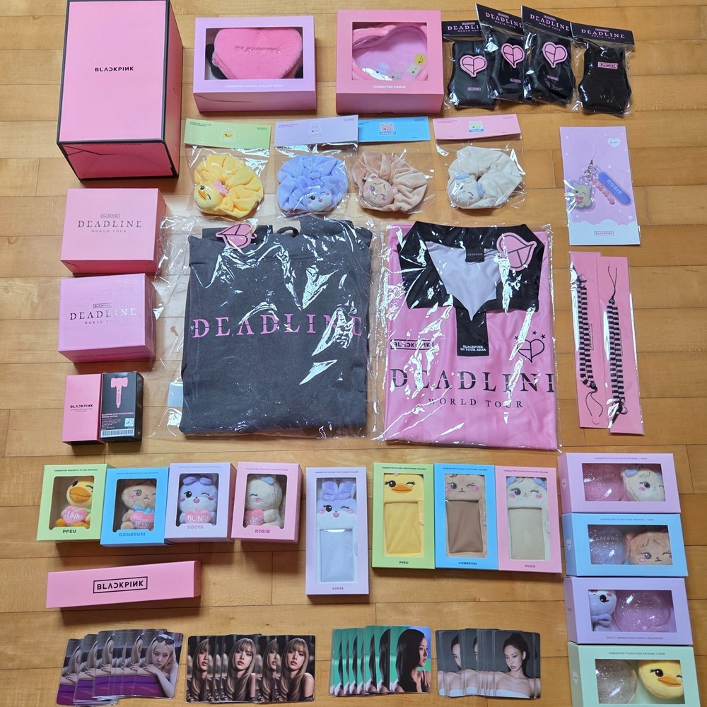 [ON HAND] BLACKPINK WORLD TOUR IN GOYANG 'DEADLINE' Official Merch MD + Track