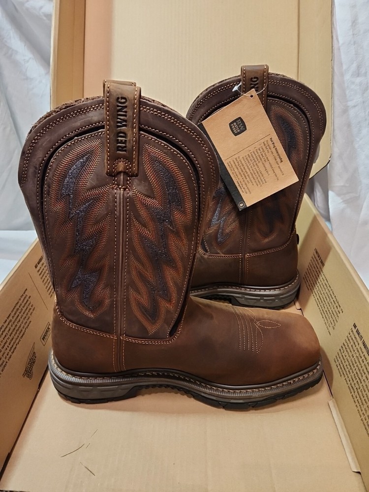 Red Wing Rio Flex Mens Size 10 Brown Waterproof Steel Toe Work Boots 2204 MW
