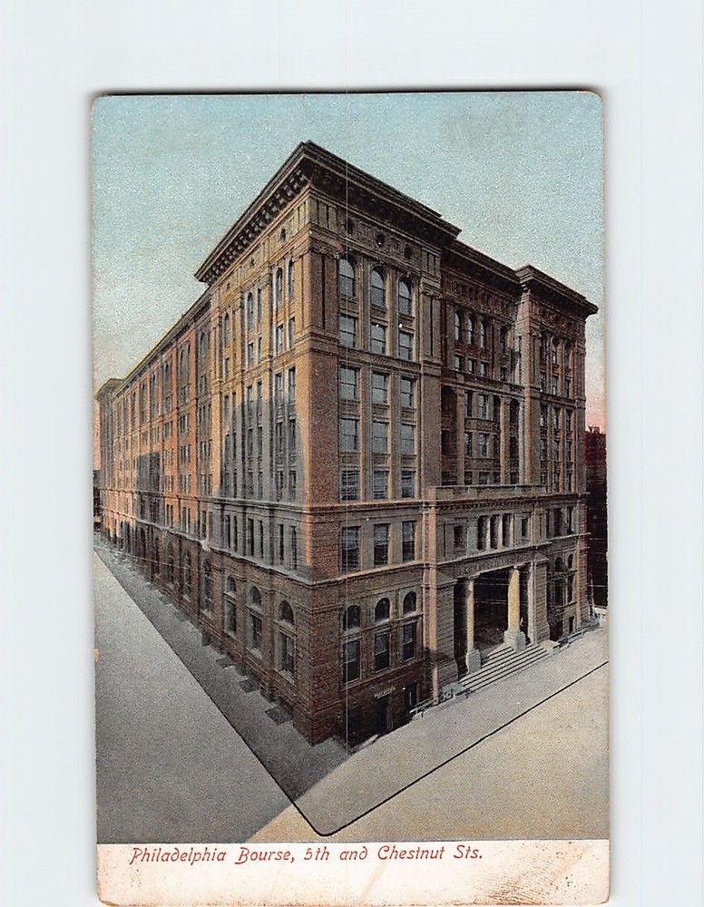 Postcard Philadelphia Bourse Philadelphia Pennsylvania USA