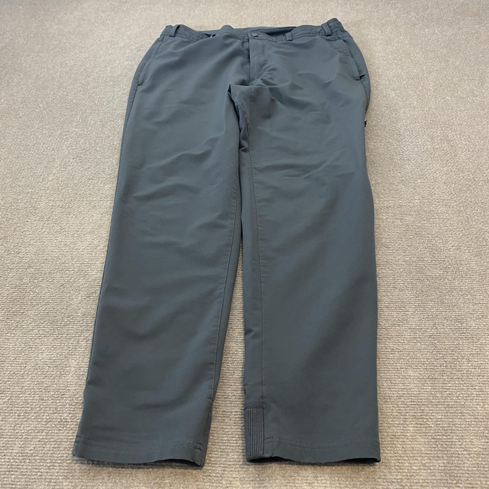 Mack Weldon Pants Mens Large Gray Jogger Performance Stretch Cuffed Athletic