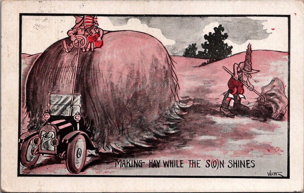 1914 Comic Postcard: 