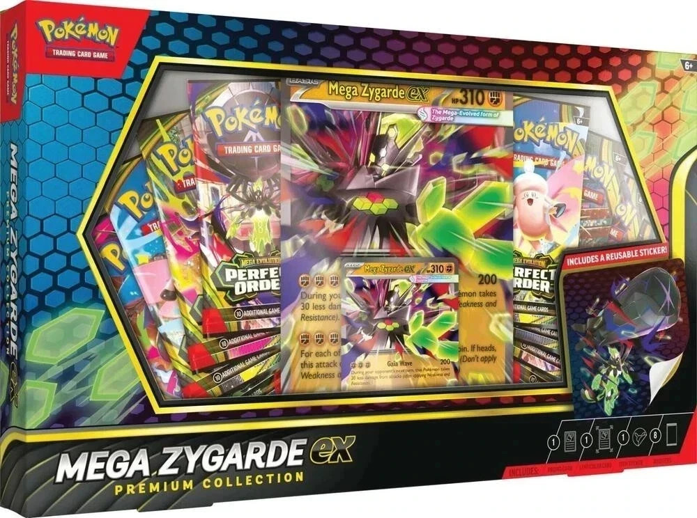 ✅ NEW Pokemon Mega Zygarde ex Premium Collection Box New Sealed FREESHIP ✅