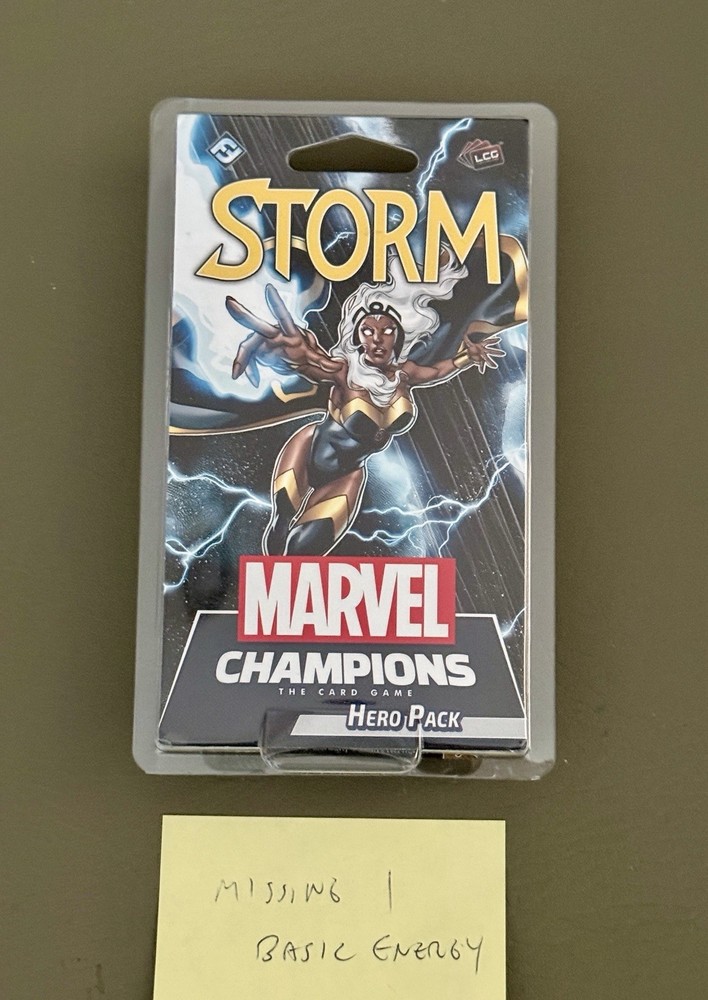 Marvel Champions LCG - Storm Hero Pack  - MINT **READ**