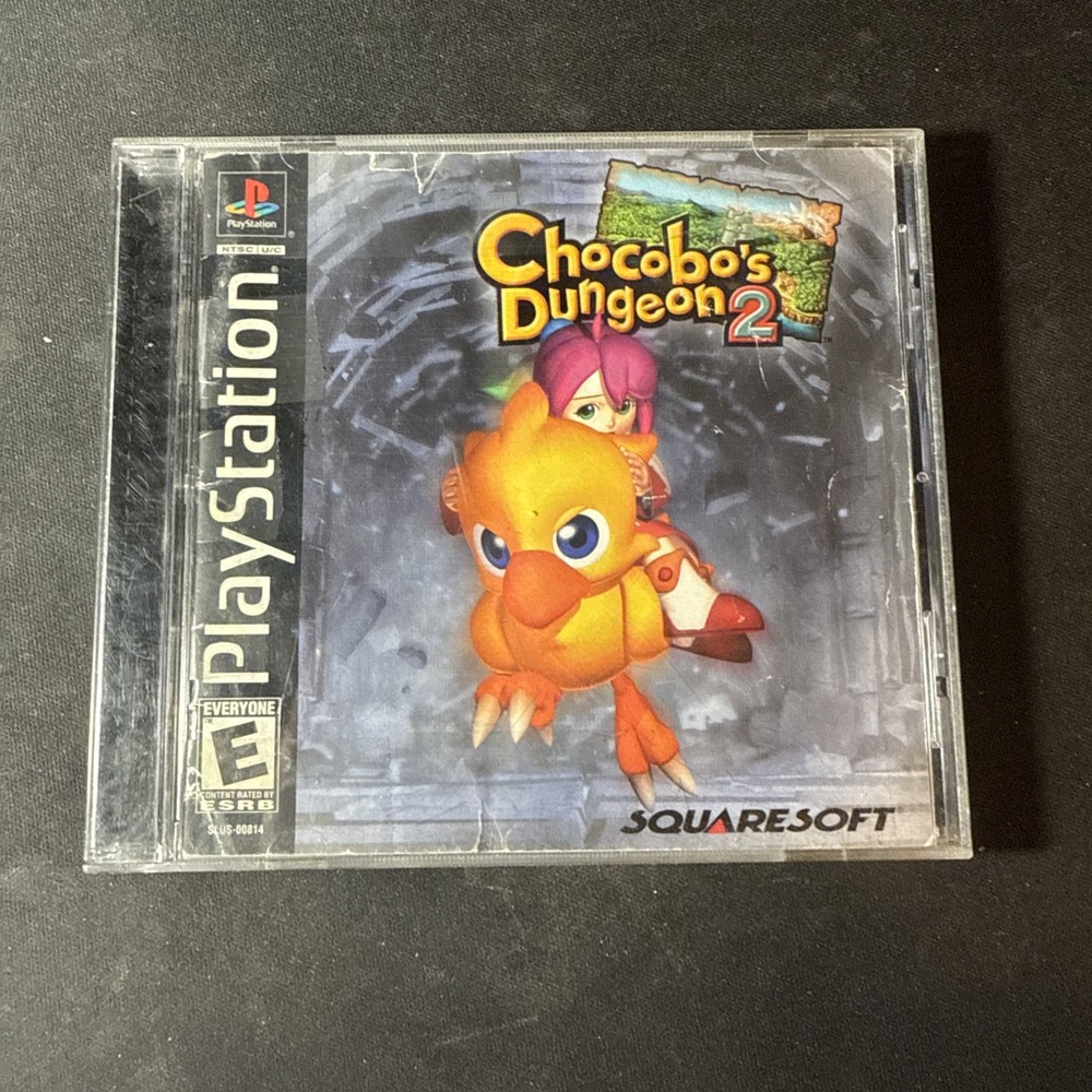 Chocobo's Dungeon 2 Sony Playstation 1 PS1 Excellent condition COMPLETE+reg card