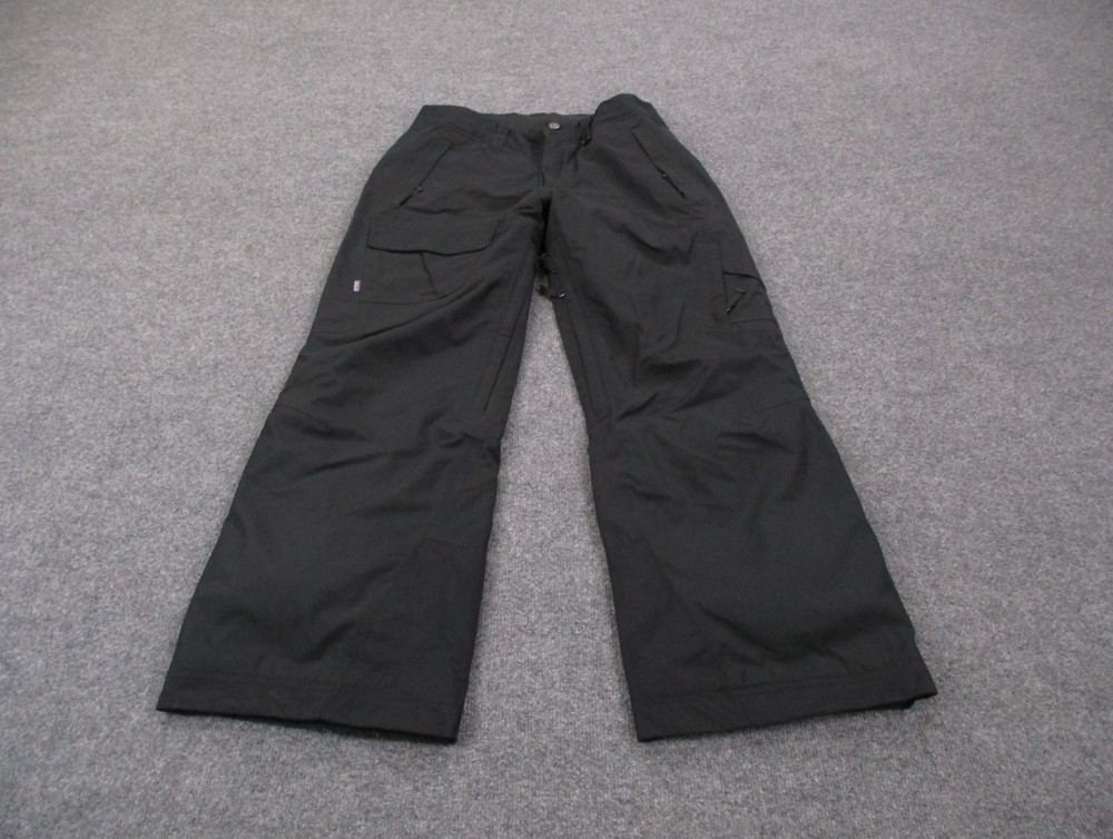 Patagonia Pants Mens M Black H2no Ski Snowboarding Cargo Sidewall Hiking 30760