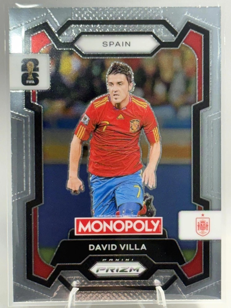 2026 Panini Monopoly Prizm FIFA World Cup #44 David Villa base