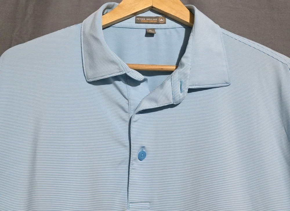 Peter Millar Shirt Mens XL Summer Comfort Jubilee Performance Jersey Golf Polo