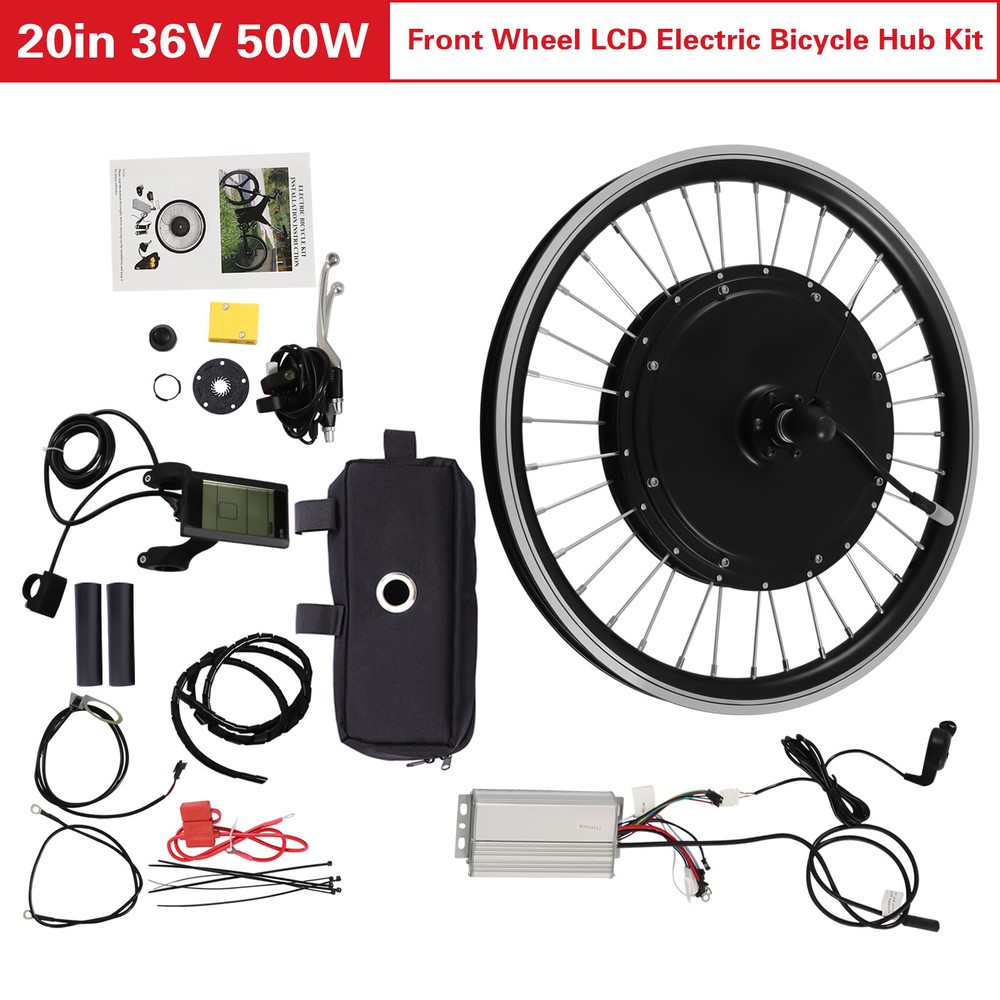 36V 500W Electric Bicycle Motor Conversion Kit Front Wheel E bike Hub Motor Kit